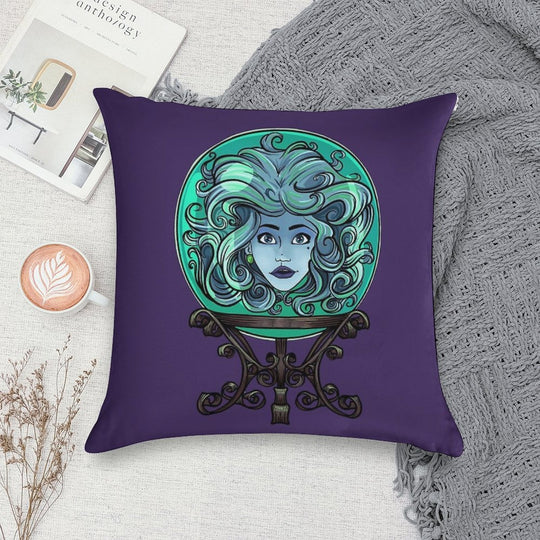 Madame Leota, No Background Soft Warmth Comfort Throw Pillow