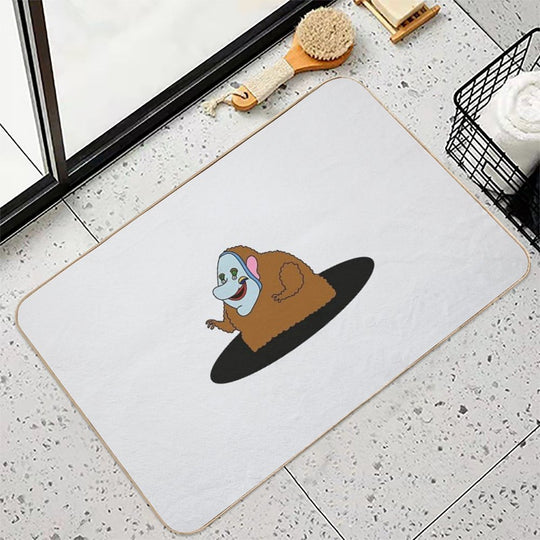 Nowhere Man (Yellow Submarine, The Beatles)  Fade-Resistant Bath Mat