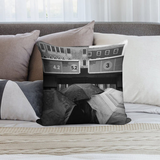 Ella Ella Eh Eh - Lomo Soft Short Plush Fabric Throw Pillow