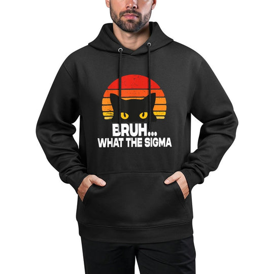 Funny What The Sigma Funny Saying Sarcastic Meme Breathable Fabric Hoodie