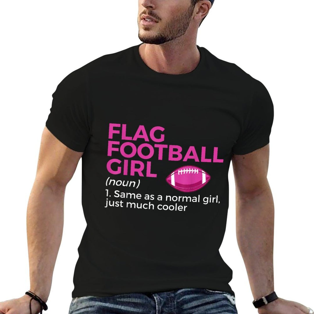 Funny Football Girl Definition  Wrinkle-resistant T-Shirt