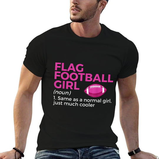 Funny Football Girl Definition  Wrinkle-resistant T-Shirt