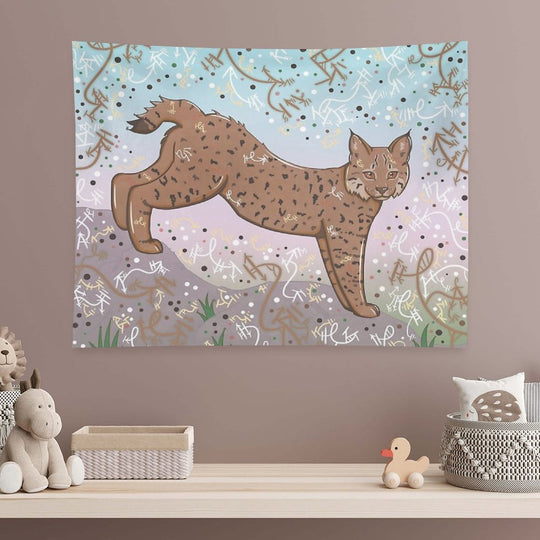 Little Bobcat Tapestry
