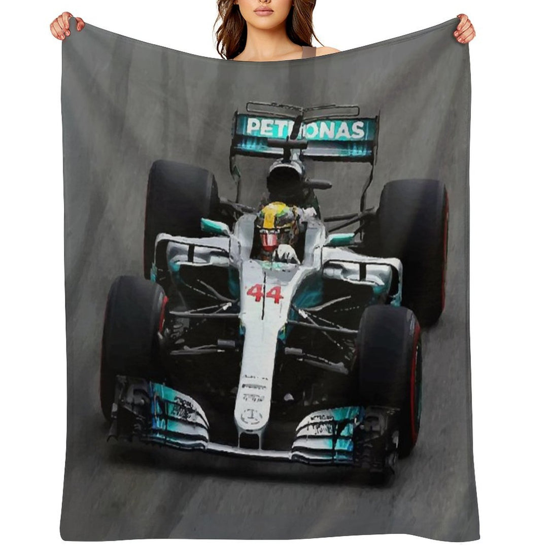 Lewis Hamilton 44 - F1 2024 All-season Throw Blanket