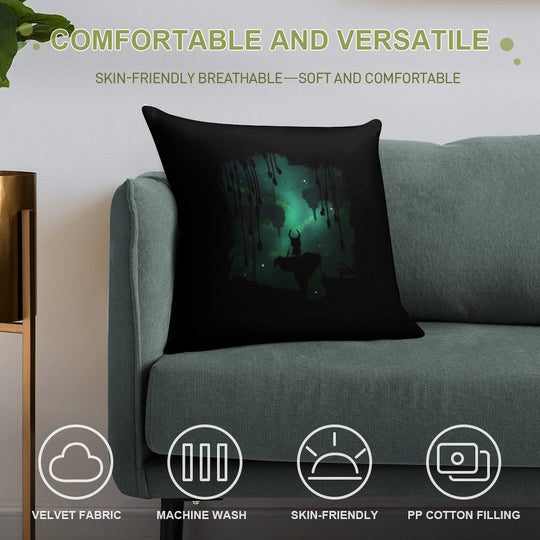 The Greenpath Soft Decorative Cover Throw Pillow