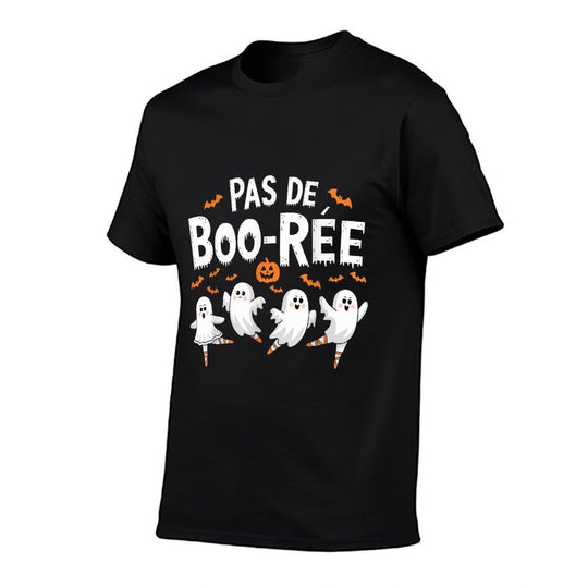 Pas De Boo-rée Ghost Ballet Dancer Funny Halloween Ballet  Trendy Pattern T-Shirt