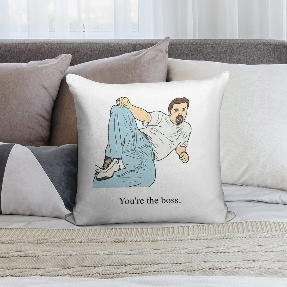David Brent  You're The Boss Soft Home Decor Throw Pillow