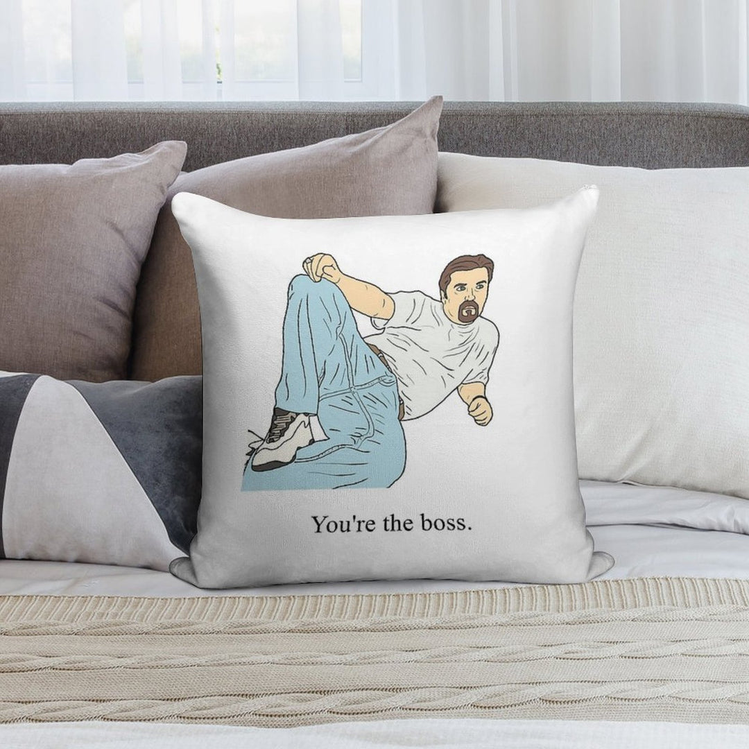 David Brent  You're The Boss Soft Home Decor Throw Pillow