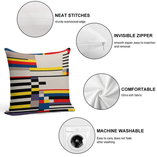 ASYMMETRY Soft Reinforced Edging Throw Pillow