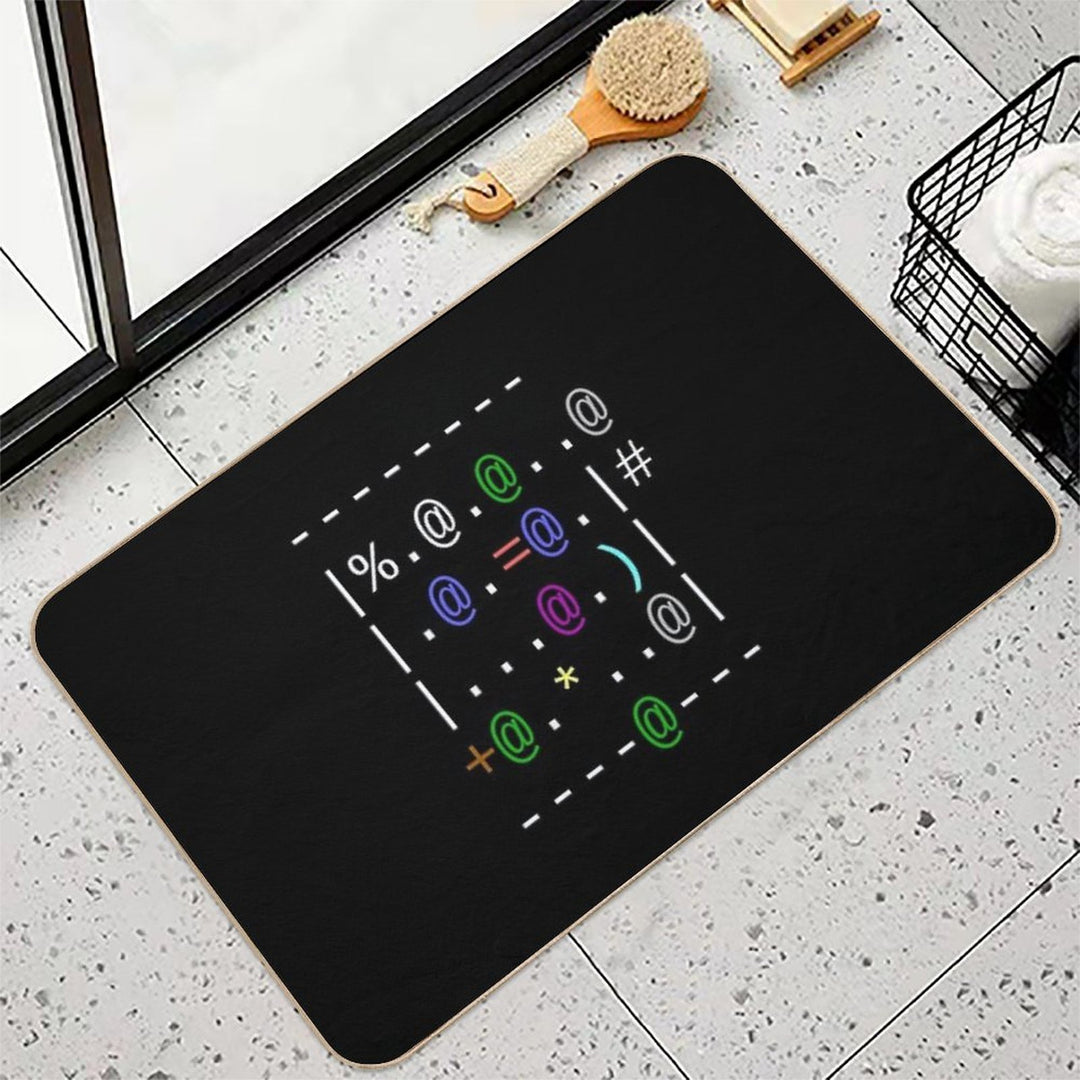 Elven Ambush! ASCII  Pet-Safe Bath Mat