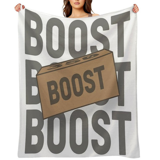 Yeezy Boost  Box Velvety-soft Throw Blanket