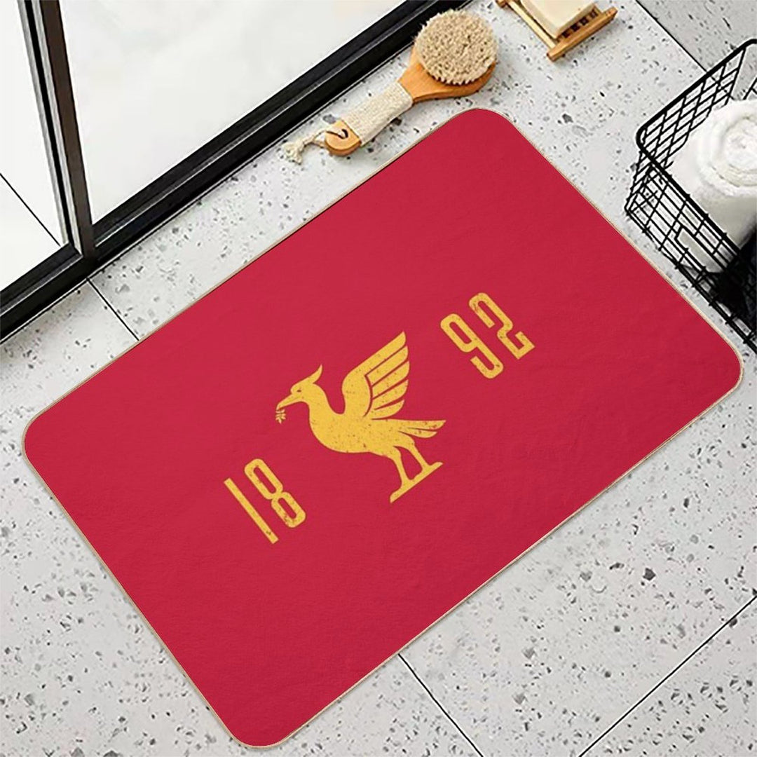Liverpool 1892 Retro Vintage  Repositionable Bath Mat