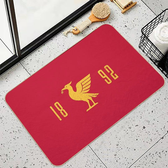 Liverpool 1892 Retro Vintage  Repositionable Bath Mat