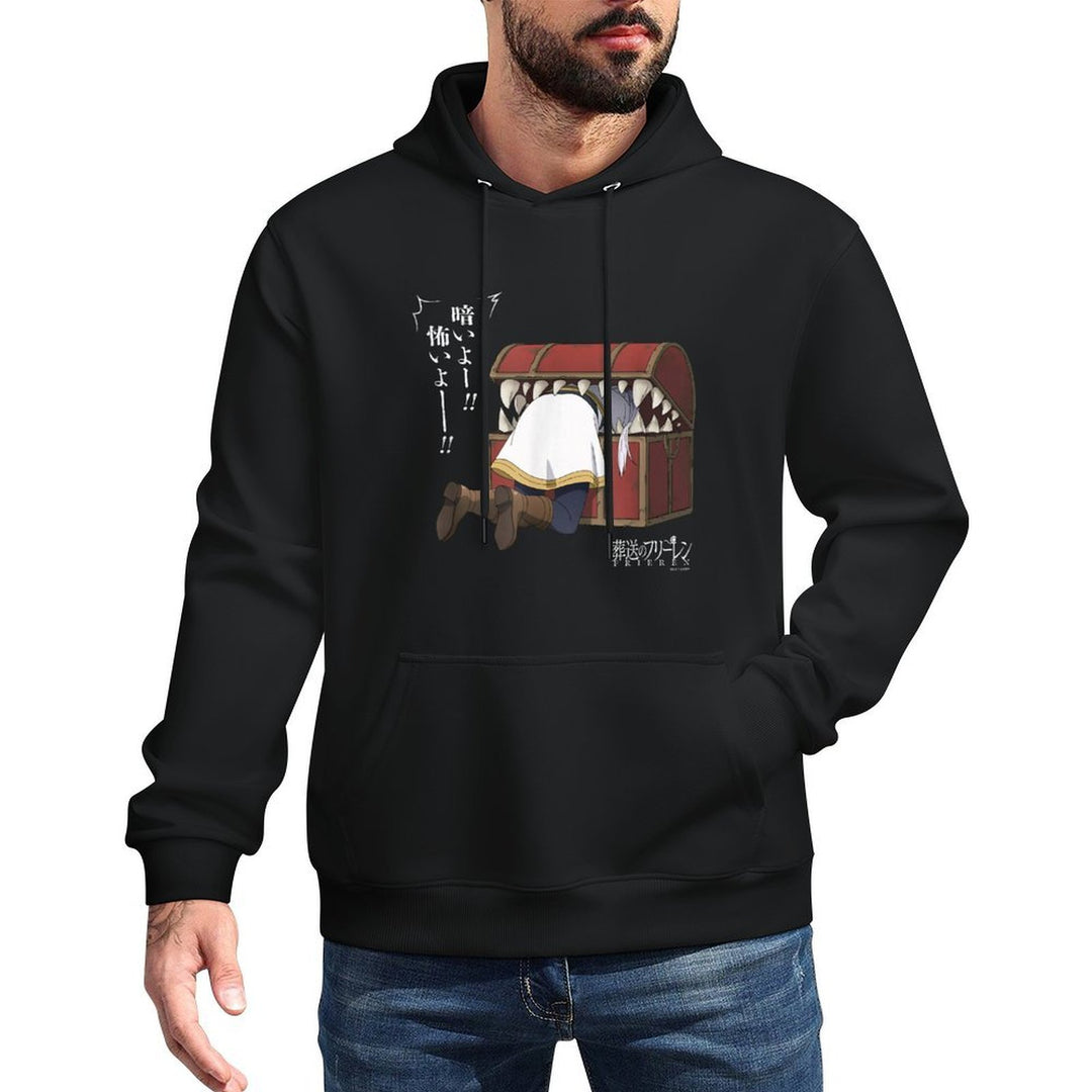 Frieren Beyond Journeys End Frieren Eaten by A Mimic Anime Adjustable Hood Hoodie