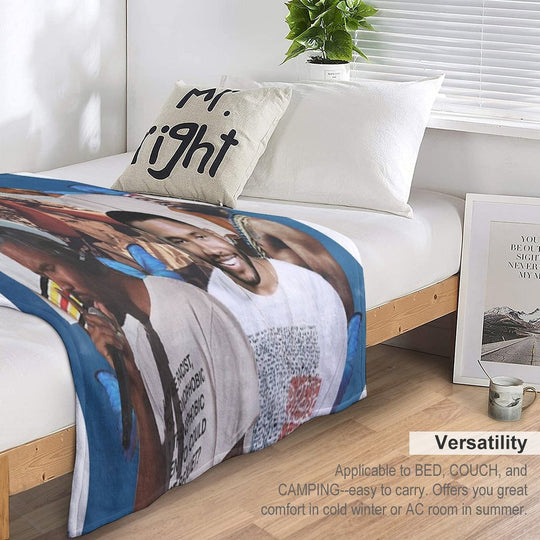 Frank Ocean Machine-washable Throw Blanket