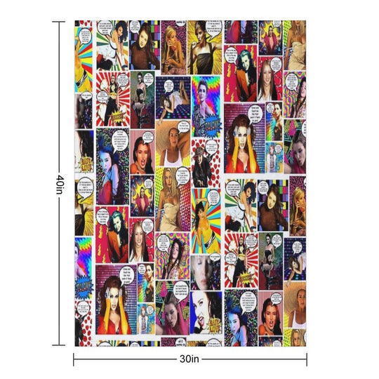 Dannii Minogue Goes Pow WOW #30 All-season Throw Blanket