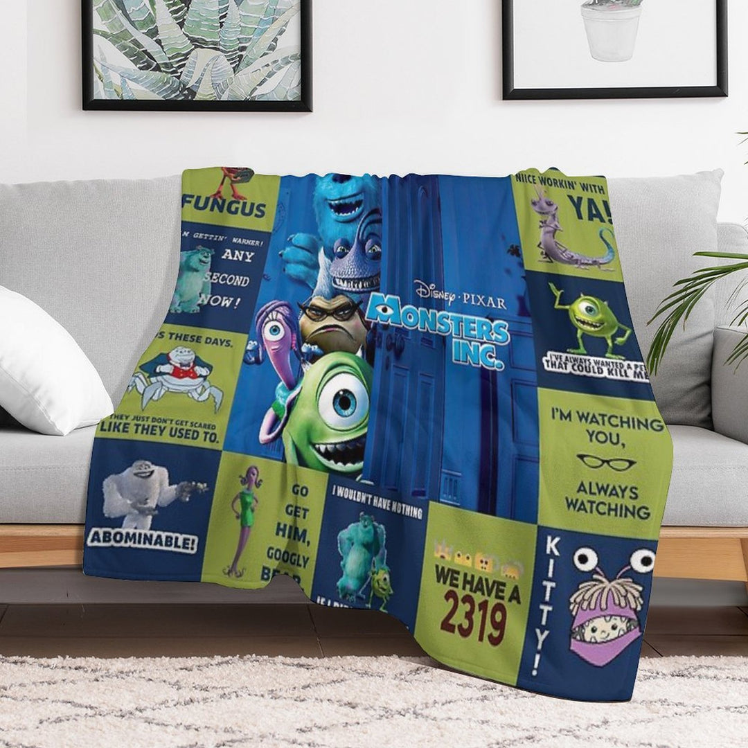 Vegetarian Travel-friendly Throw Blanket