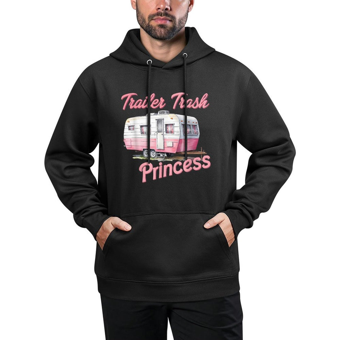 Trailer Trash Princess Hiking Trailer Park Funny Camping Versatile Streetwear Hoodie