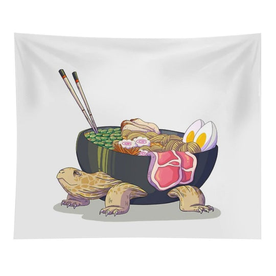 Ramen Tortoise Tapestry