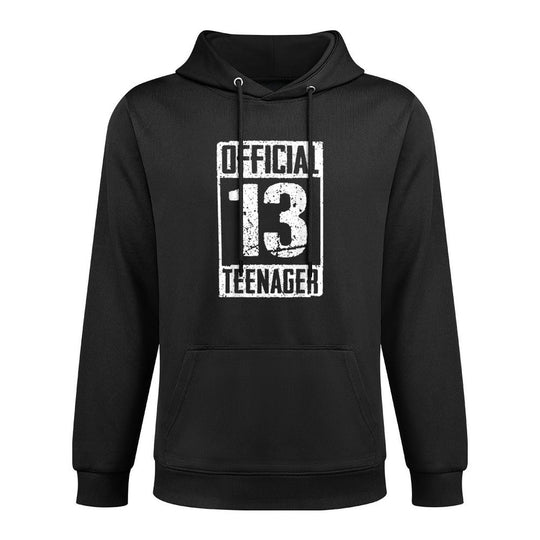 OFFICIALnager 13 Years Old Gift 13th Birthday Boys Girl Cotton-Polyester Blend Hoodie