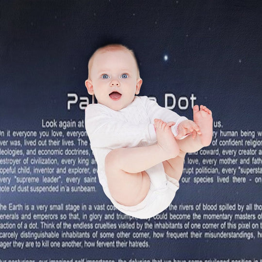 Pale Blue Dot - Carl Sagan Gift-ready Throw Blanket