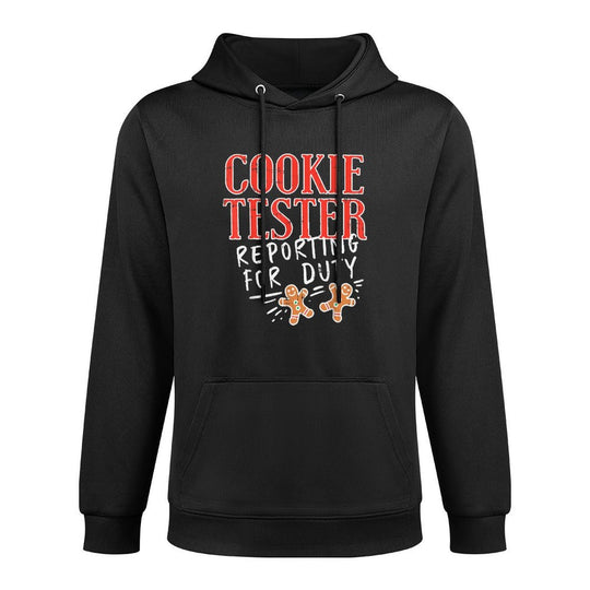 Cookie Tester Reporting Duty Funny Christmas Xmas Kids Gift Shrink-Resistant Hoodie