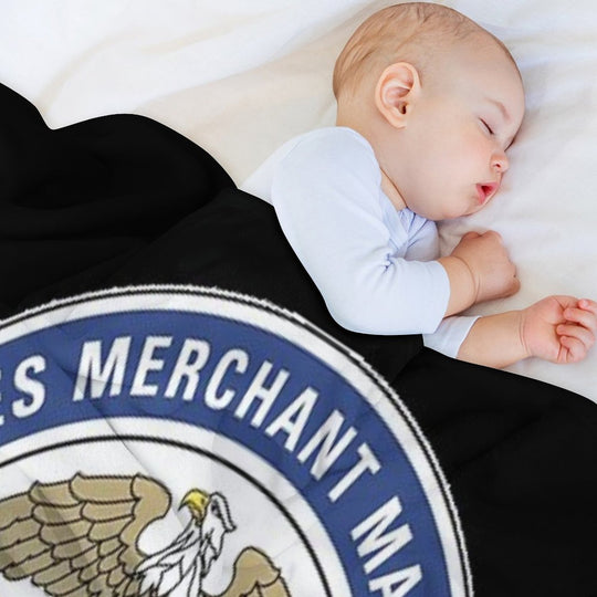 Merchant Marine Academy Logo Gift-ready Throw Blanket