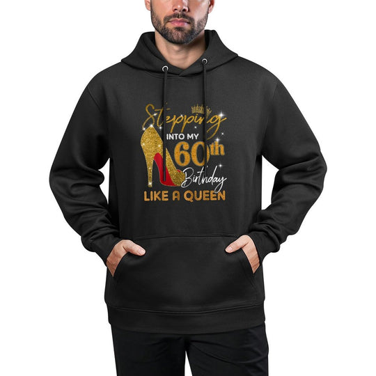 Stepping Into My 60th Birthday High Heels For Womens Colorfast Hoodie