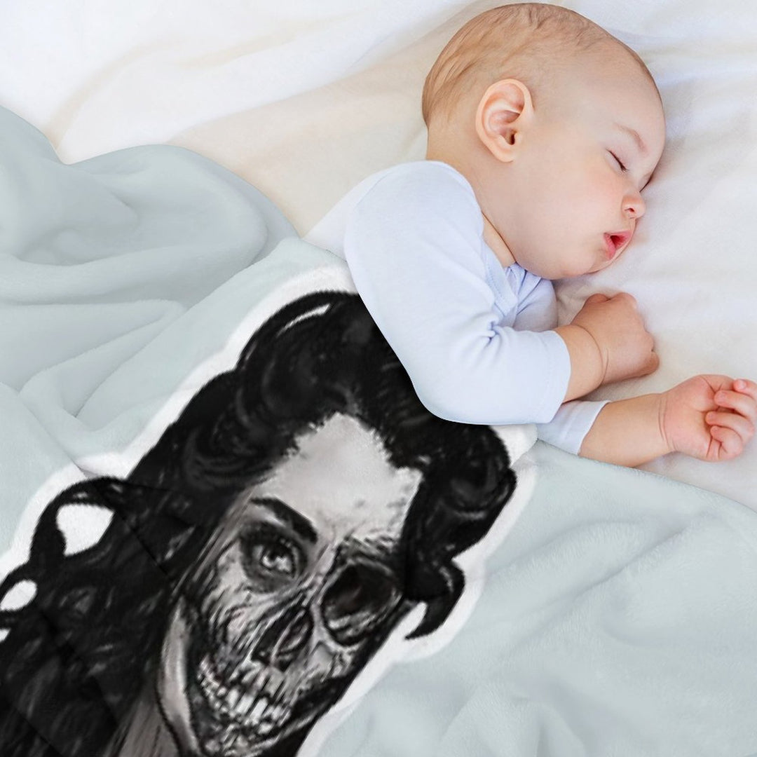 Dead Inside Travel-friendly Throw Blanket