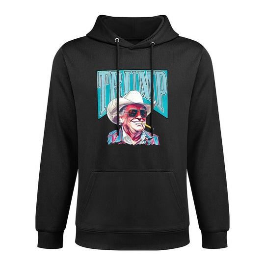 Trump Cowboy Western 2024 Premium Customizable Surface Hoodie