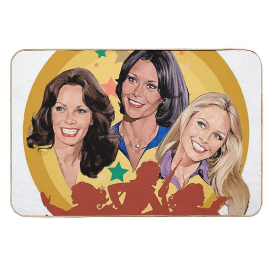 Yellow Angels  Anti-Trip Bath Mat