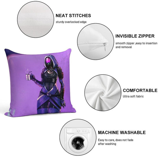 Good Morning, Commander Soft Decorative Cover Throw Pillow