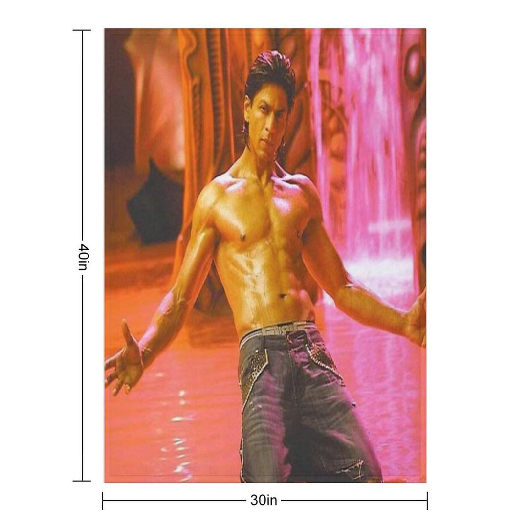Shahrukh Khan Quick-dry Throw Blanket