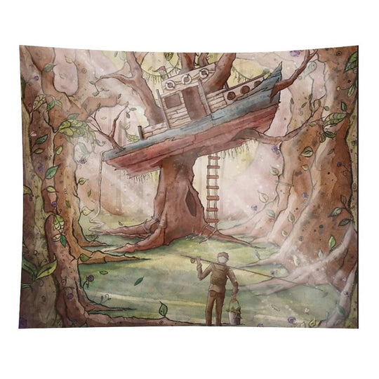Fisherman of The Forest Tapestry