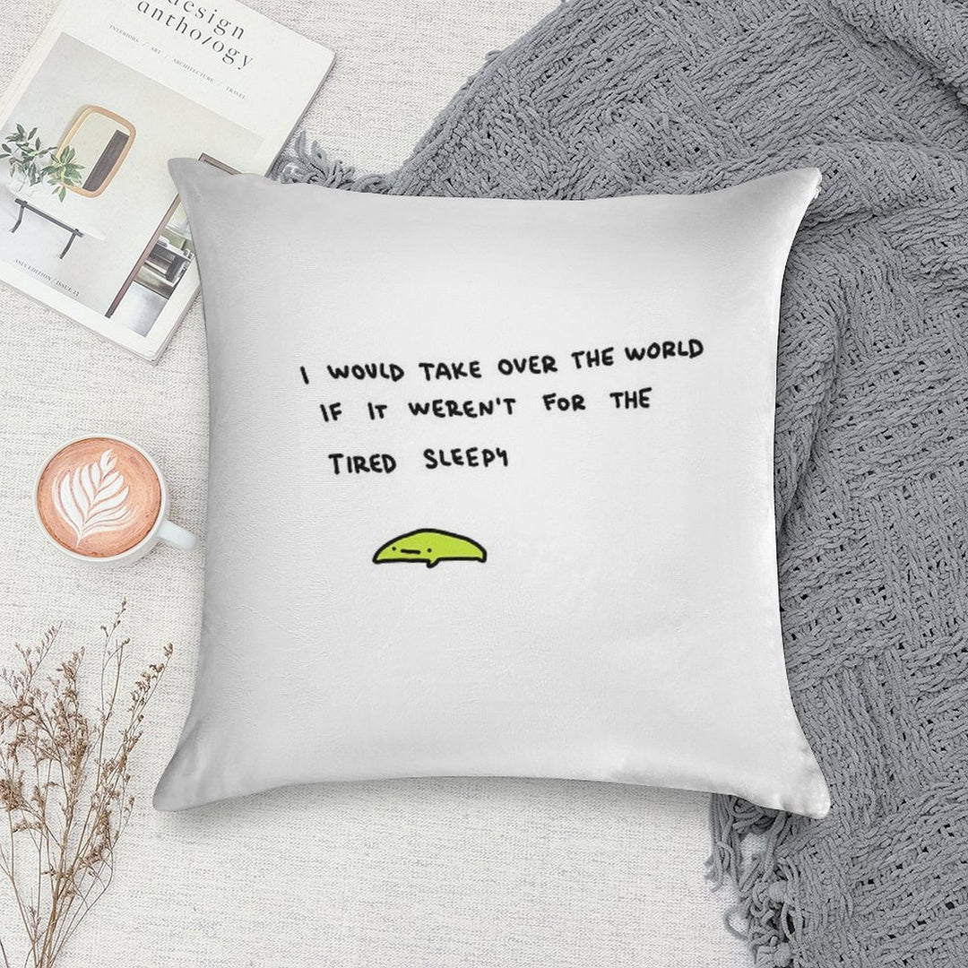Sleepy Soft Home Decor Throw Pillow