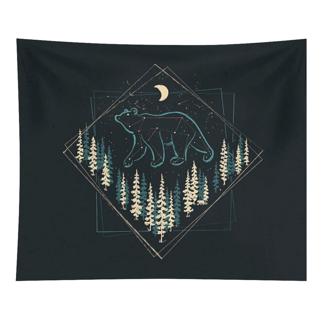 The Heaven's Wild Bear Tapestry