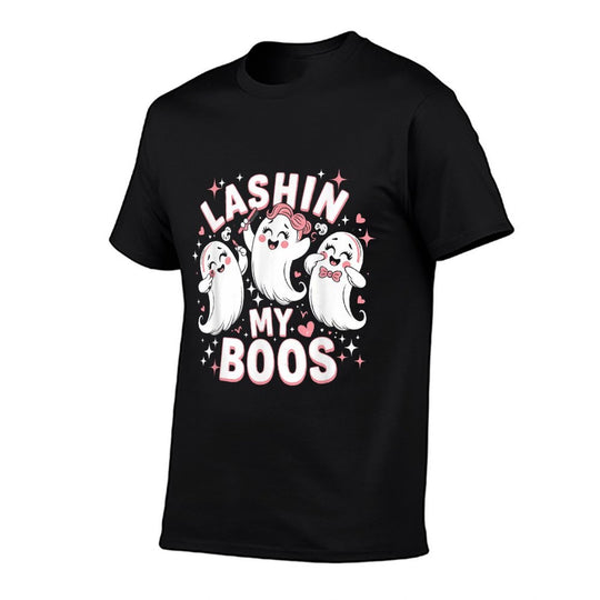 Lashin My Boos Halloween Spooky Lash Artist Lash Tech  Stretchy T-Shirt