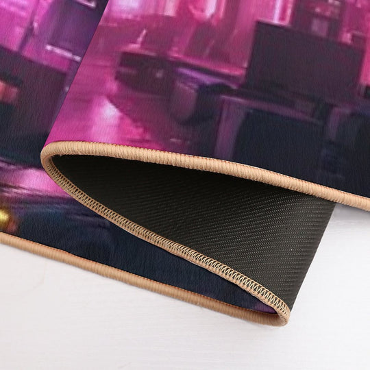 Cyberpunk Night City Art #1  Long-Lasting Bath Mat