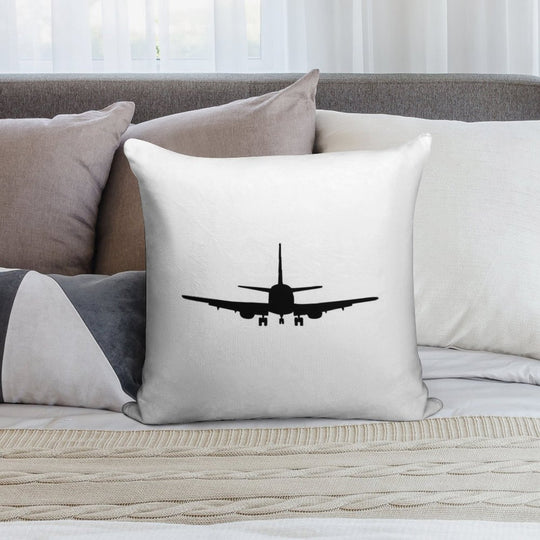 Plane Aviation Soft Reinforced Edging Throw Pillow
