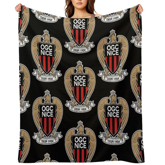 OGC Nice Gift-ready Throw Blanket