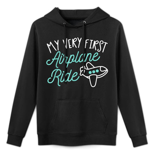 First Plane Flight My Very First Airplane Ride Moisture-Wicking Hoodie