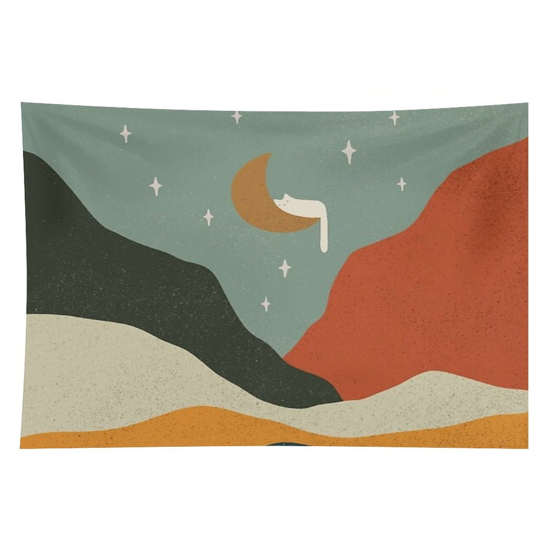 Cat Landscape 203 Tapestry