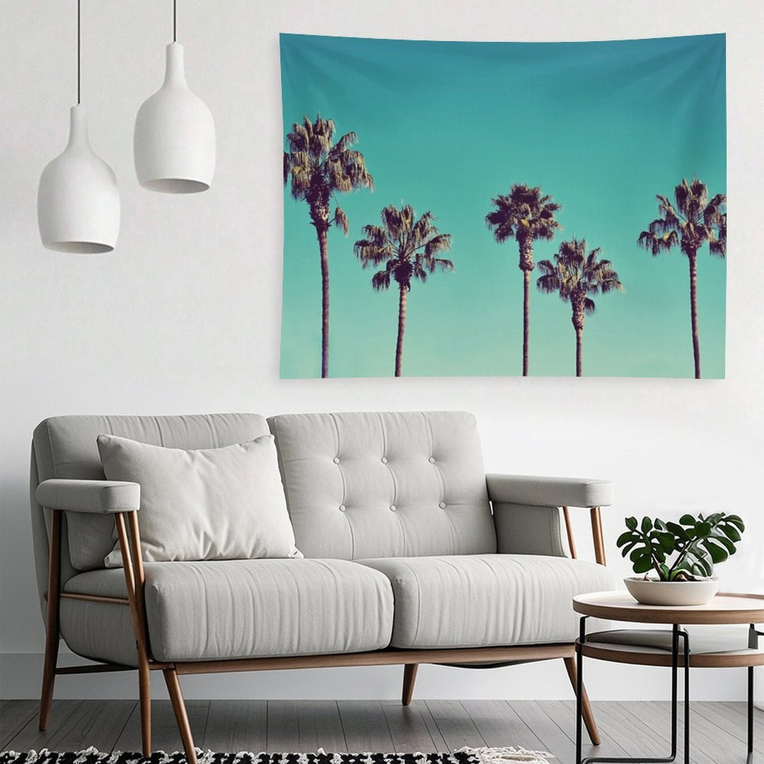 California Palm Trees Tapestry
