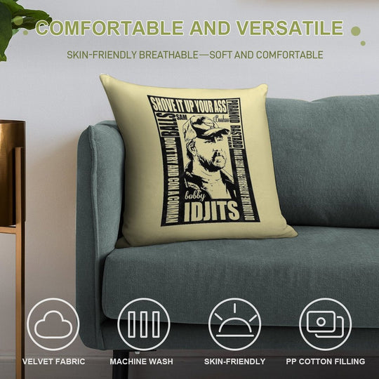 Spn Bobby Soft Home Decor Throw Pillow