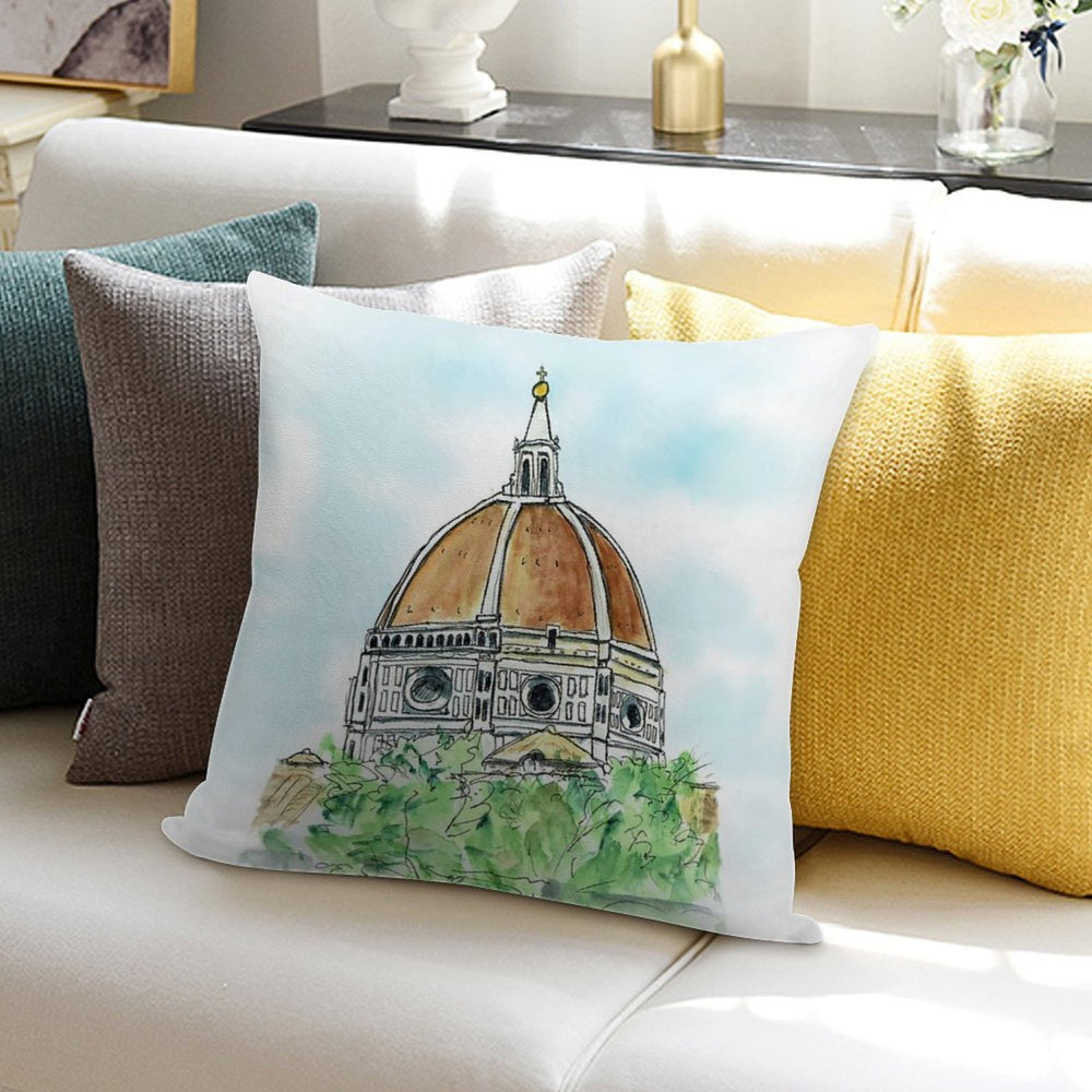 Florence Duomo Soft Washable Throw Pillow
