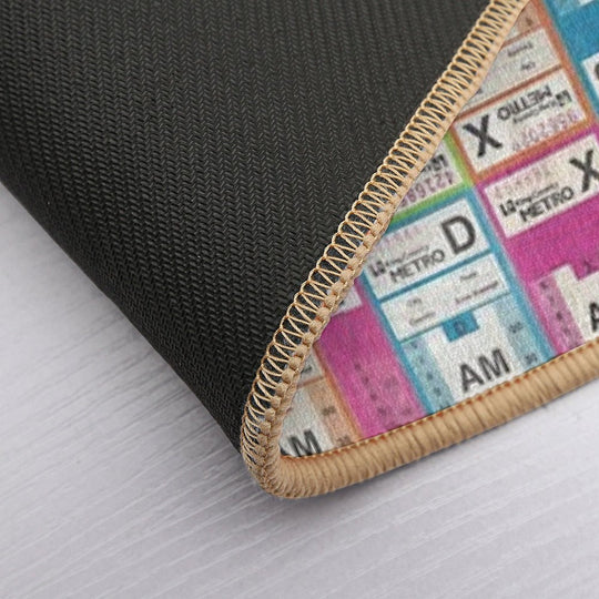 Seattle Metro Transfer Slip Collage  Multi-Purpose Bath Mat