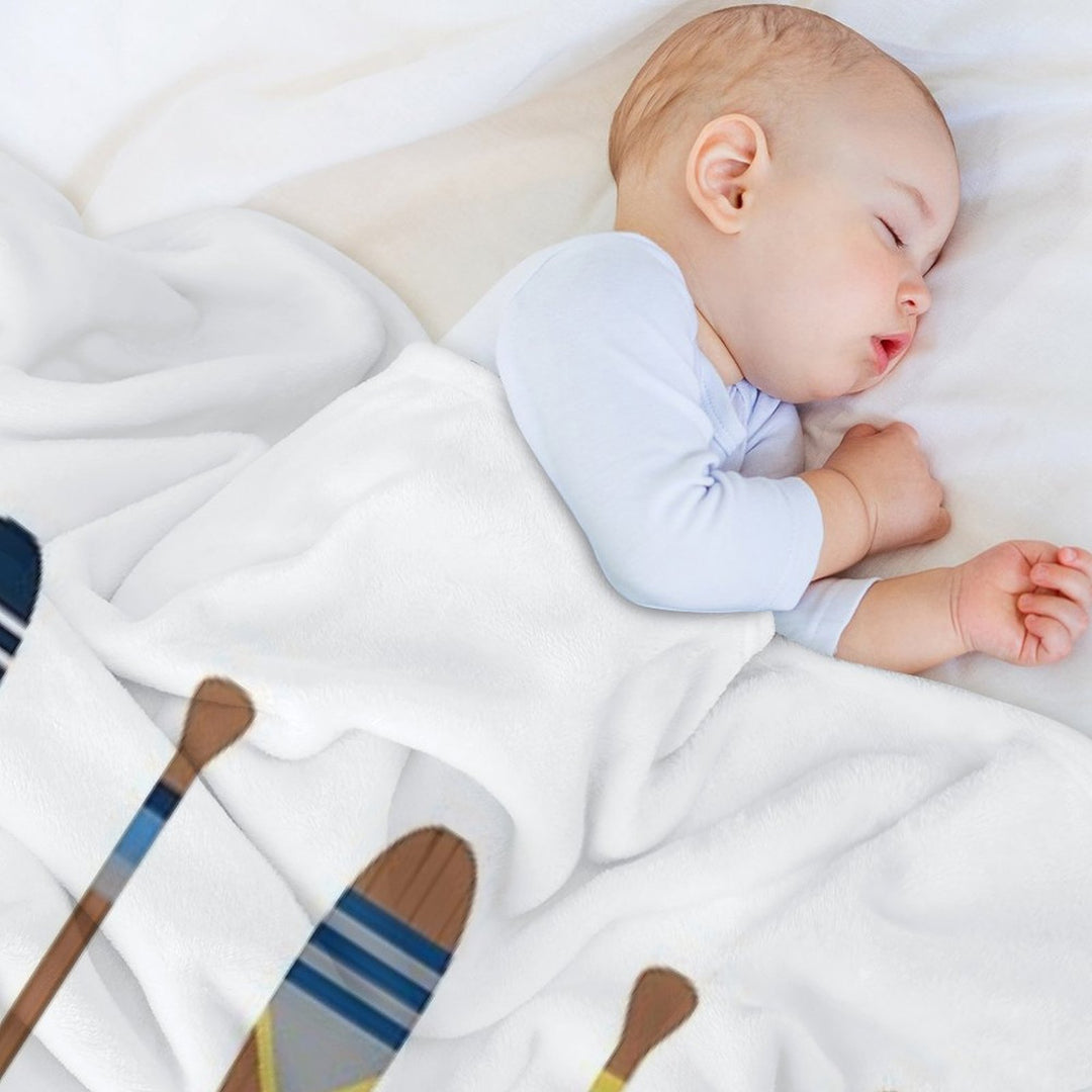 Painted Oars Multi-functional Throw Blanket
