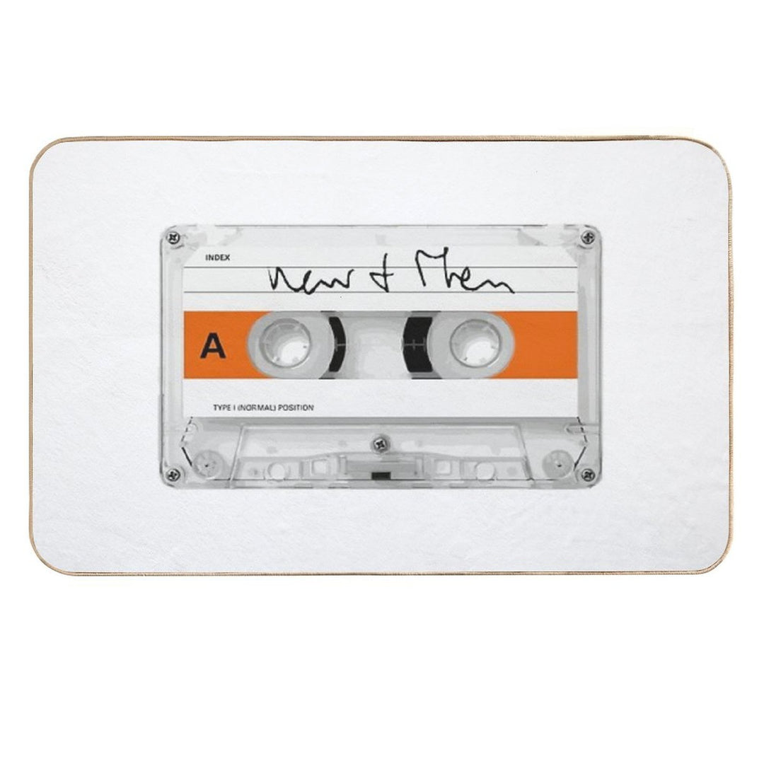Now And Then - Cassette  Eco-Friendly Bath Mat