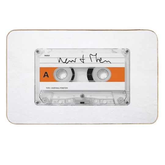 Now And Then - Cassette  Eco-Friendly Bath Mat