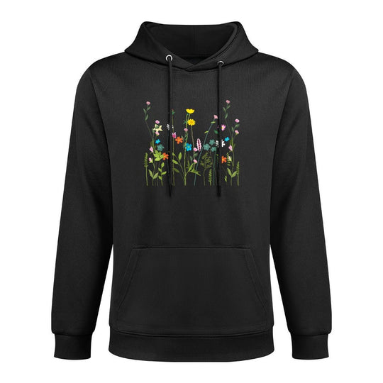Women Wildflower Different Flowers Beautiful Floral Graphic Customizable Surface Hoodie